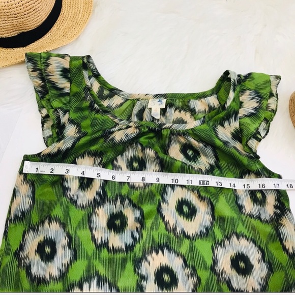 Anthro Edme & Esyllte Floral Flutter Sleeve Shirt - Picture 7 of 7